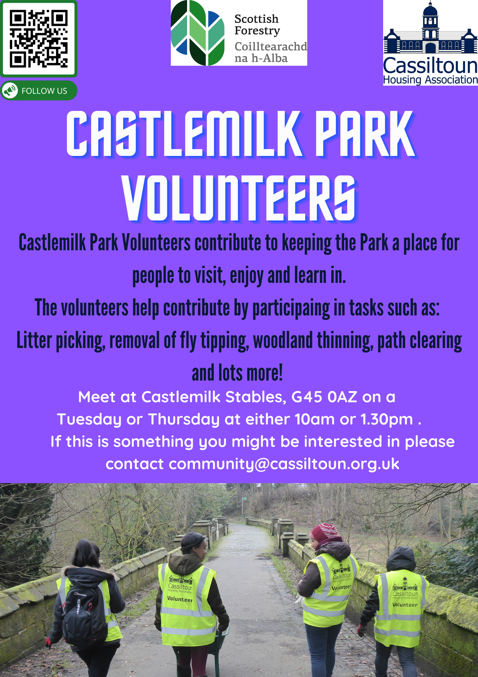 Castlemilk Park Volunteers   November 2022  1 